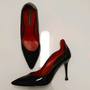 Charles Jourdan Paris Patent Leather Pumps Heels